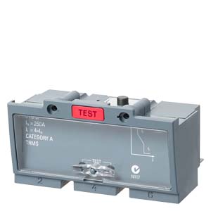 Electronic trip unit VT250 3P,  Ir=250A, Fixed overload/short circuit protection, ETU