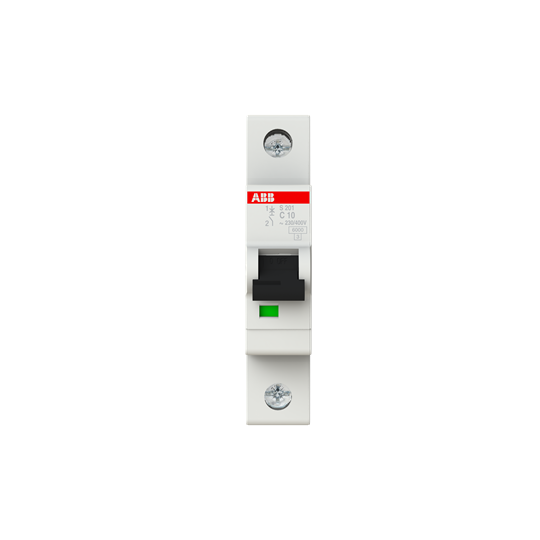 S201-C10 Miniature Circuit Breaker - 1P - C - 10 A