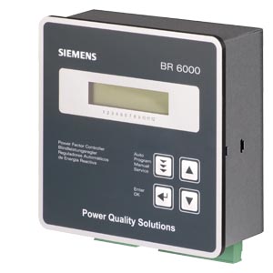 Siemens reactive power factor controller BR6000-R6 6-steps 230 V